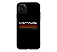 Custodia per iPhone 11 Pro Max Montgomery Alabama - Design vintage a righe