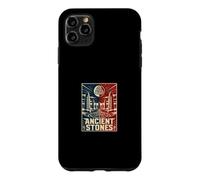 Custodia per iPhone 11 Pro Max Monumento nordico delle rune celtiche di pietre antiche