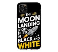 Custodia per iPhone 11 Pro Max Moon Landing Hoax Conspiracy Fake Cover-Up bufala lunare