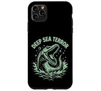 Custodia per iPhone 11 Pro Max Mostro marino preistorico di Mosasaurus del terrore del mare profondo