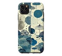 Custodia per iPhone 11 Pro Max Motivo a cresta fine Rain Edo