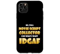 Custodia per iPhone 11 Pro Max Movie Script Collector Film Memorabilia Collection TV Script