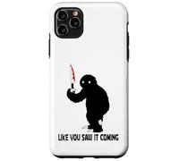 Custodia per iPhone 11 Pro Max Murderous Sloth With Knife Halloween Gag Gift For Sloth Fans