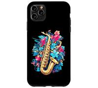 Custodia per iPhone 11 Pro Max Musicista ispirato al jazz amante del sax