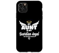 Custodia per iPhone 11 Pro Max My Aunt Is My Guardian Angel She Watches Over Me In Memory
