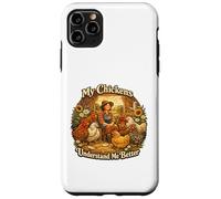 Custodia per iPhone 11 Pro Max My Chickens Understand Me Better Funny Farm & amante del pollo