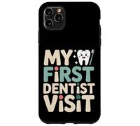 Custodia per iPhone 11 Pro Max My First Dentist Visit Kids Spazzolino da denti Smile