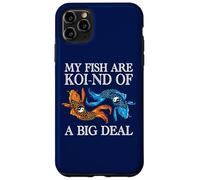 Custodia per iPhone 11 Pro Max My Fish Are Koi-nd Of A Big Deal divertente Koi Keeper