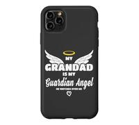 Custodia per iPhone 11 Pro Max My Grandad Is My Guardian Angel He Watches Over Me In Memory
