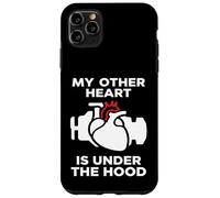 Custodia per iPhone 11 Pro Max My Other Heart Is Under The Hood Quote