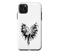 Custodia per iPhone 11 Pro Max Mythical Phoenix Bird Rise From Ashes Watercolor Graphic