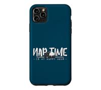 Custodia per iPhone 11 Pro Max Nap Time Is My Happy Hour Tapiro sonnacchioso e accogliente