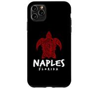 Custodia per iPhone 11 Pro Max Napoli Florida Sea Turtle Design Naples Beach FL