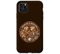 Custodia per iPhone 11 Pro Max Nashville Tennessee Country & Western Musica Capybara Axolotl