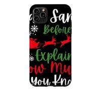 Custodia per iPhone 11 Pro Max Natale Caro Babbo Natale prima di spiegare quanto ne sai?