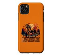 Custodia per iPhone 11 Pro Max Nativo Americano Indosso Arancione Per Ogni Bambino Rubato