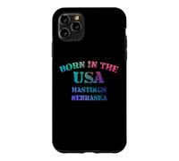 Custodia per iPhone 11 Pro Max Nato negli Stati Uniti Hastings Nebraska look invecchiato disegni