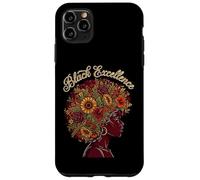 Custodia per iPhone 11 Pro Max Natural Hair Floral Afro Woman Melanin Pride