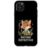 Custodia per iPhone 11 Pro Max Nature Explorer Detective Fox - Lente d'ingrandimento per bambini