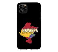 Custodia per iPhone 11 Pro Max Navarra Spagna Regione retrò Vitigni Vino vintage Souvenir