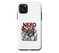 Custodia per iPhone 11 Pro Max Nerone Imperatore Romano Antica Roma Città Infuocata