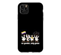 Custodia per iPhone 11 Pro Max Nessun genere Oche d'oca Non binario Divertente LGBTQ