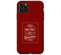 Custodia per iPhone 11 Pro Max New York City Broadway NYC Teatro musicale Città turistica