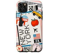 Custodia per iPhone 11 Pro Max New York Travel Pass NYC JFK Adventure