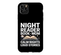Custodia per iPhone 11 Pro Max Night Reader Libro Mamma Notti Calma Storie Forti