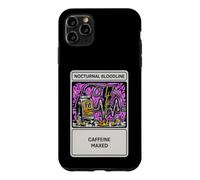 Custodia per iPhone 11 Pro Max Nights Owl Gamer Nocturnal Bloodline Caffeine Maxed
