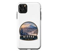 Custodia per iPhone 11 Pro Max Niseko Japan Ski Adventure Vacanze invernali