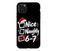 Custodia per iPhone 11 Pro Max Nizza Cattivo 6-7 Buon Natale Divertente Sei Sette