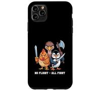 Custodia per iPhone 11 Pro Max No Flight - All Fight Fun Bird Psychology Joke