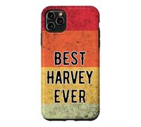 Custodia per iPhone 11 Pro Max Nome personalizzato Harvey I love Harvey Retro stile vintage