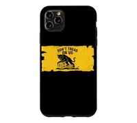 Custodia per iPhone 11 Pro Max Non calpestare noi Anarchico Gatto Nero Gadsden Parodia