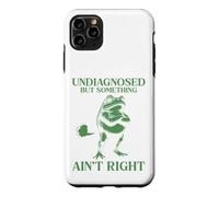 Custodia per iPhone 11 Pro Max Non diagnosticato, ma qualcosa non è giusto, strano umorismo rana