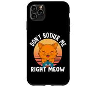 Custodia per iPhone 11 Pro Max Non disturbarmi giusto miao