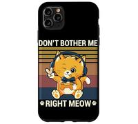 Custodia per iPhone 11 Pro Max Non disturbarmi giusto miao