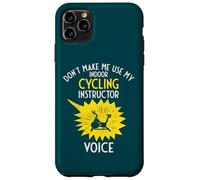 Custodia per iPhone 11 Pro Max Non farmi usare la voce dell'istruttore di ciclismo indoor