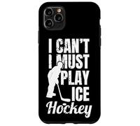 Custodia per iPhone 11 Pro Max Non posso, devo giocare a hockey su ghiaccio