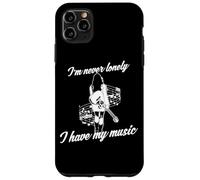 Custodia per iPhone 11 Pro Max Non sono mai sola, ho la mia musica - Chitarrista donna