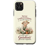 Custodia per iPhone 11 Pro Max Non sottovalutare mai una vecchia che fa ancora giardinaggio in lei 80
