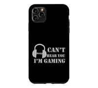 Custodia per iPhone 11 Pro Max Non ti sento, sono un lettore video con le cuffie