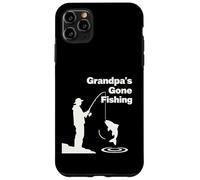 Custodia per iPhone 11 Pro Max Nonno Andato Pesca Divertente Pescatore Nonno Hobby All'aperto
