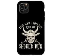 Custodia per iPhone 11 Pro Max Nordic Viking: That Which Does Not Kill Me Should Run