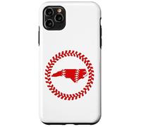 Custodia per iPhone 11 Pro Max North Carolina Baseball Stitch Circle Emblema Carolinian Ball