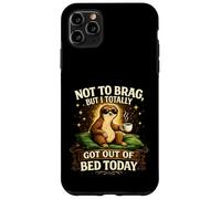 Custodia per iPhone 11 Pro Max Not To Brag But I Totally Got Out Of Bed Today Lazy Sloth