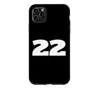 Custodia per iPhone 11 Pro Max Numero 22 Ventidue Team Sportivo STAMPA ANTERIORE Abbinamento