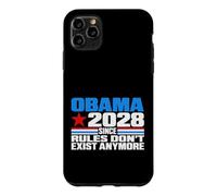 Custodia per iPhone 11 Pro Max Obama 2028 Since Rules Don't Exist Anymore