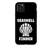 Custodia per iPhone 11 Pro Max Ocean funny minimalist shells Simple quote finder Seashell